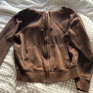 Oversized old navy zip up jacket